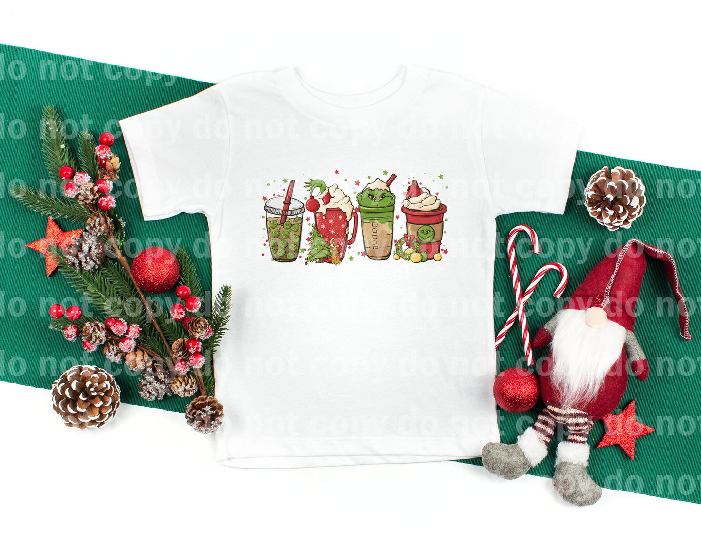 Mean One Christmas Coffee Dream Print or Sublimation Print