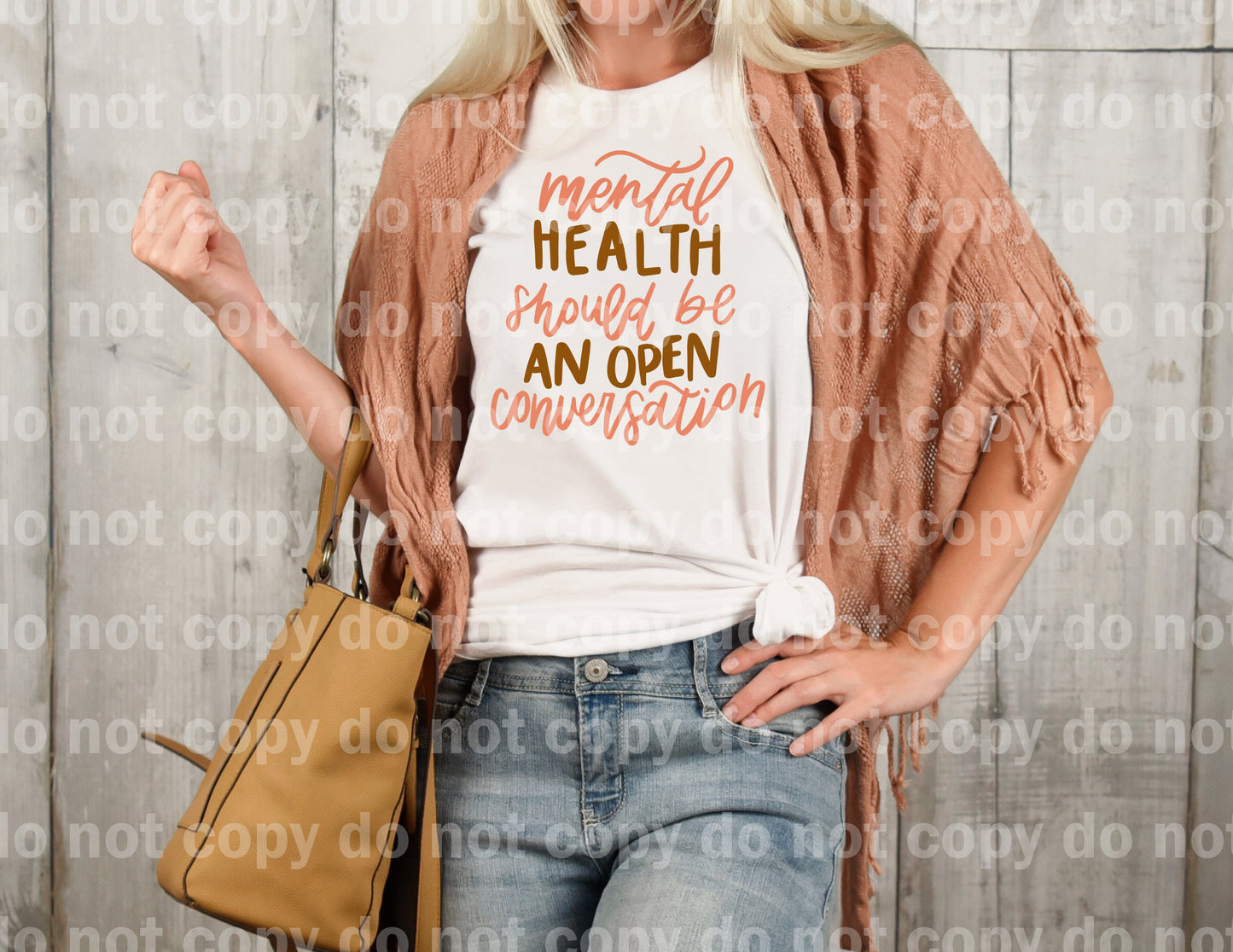 Mental Health Should Be An Open Conversation Full Color/One Color Dream Print or Sublimation Print
