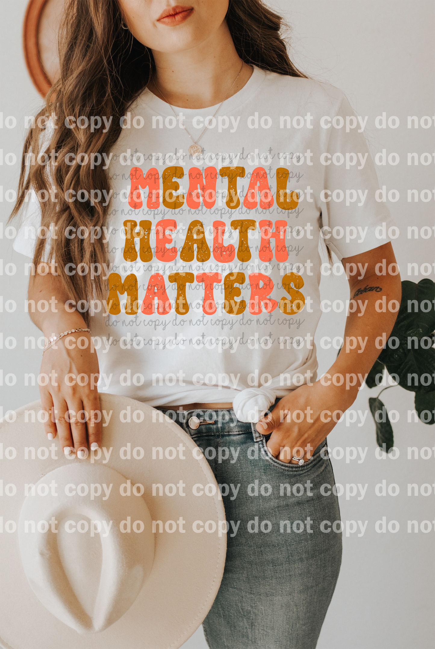 Mental Health Matters Distressed Full Color/One Color Dream Print or Sublimation Print