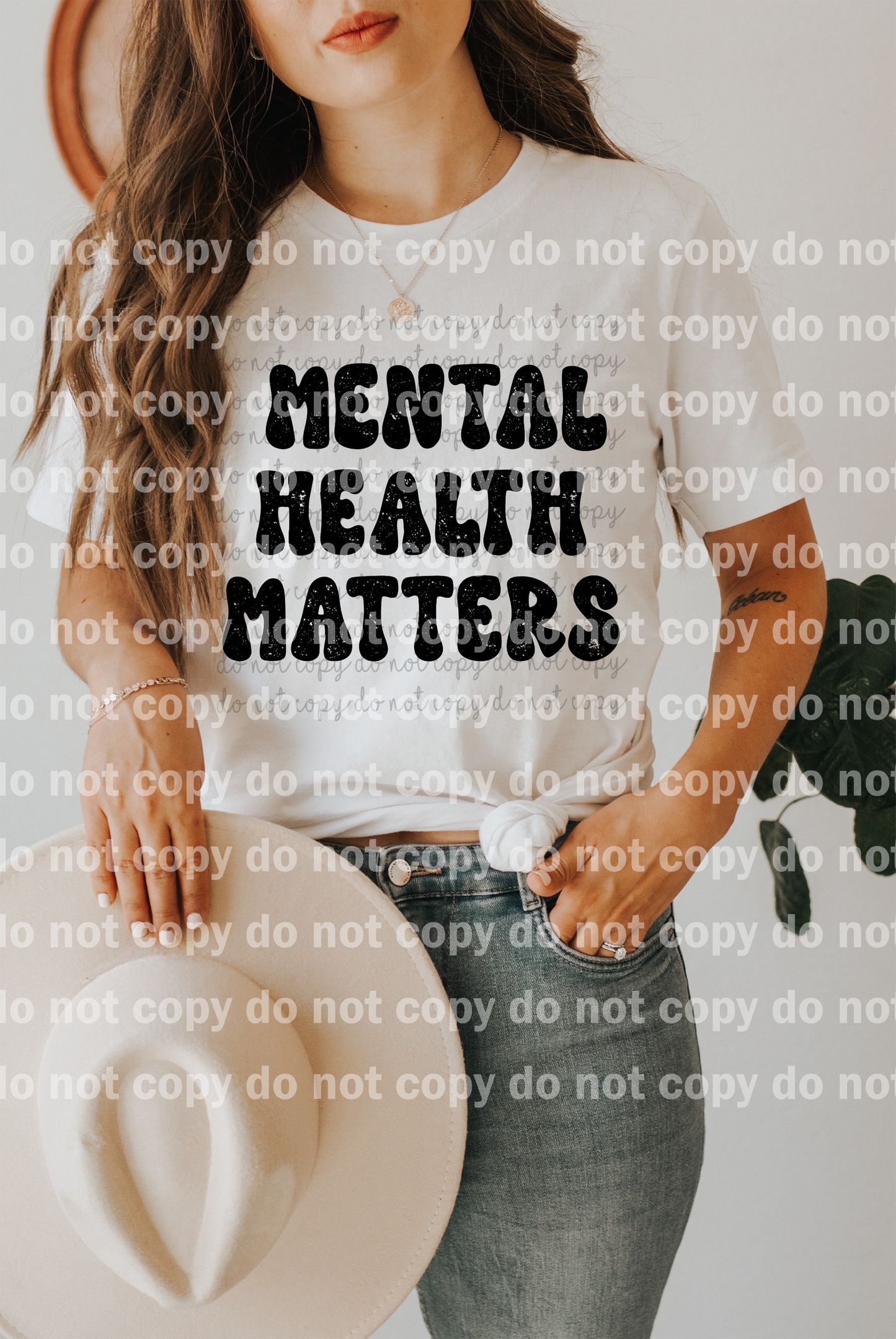 Mental Health Matters Distressed Full Color/One Color Dream Print or Sublimation Print