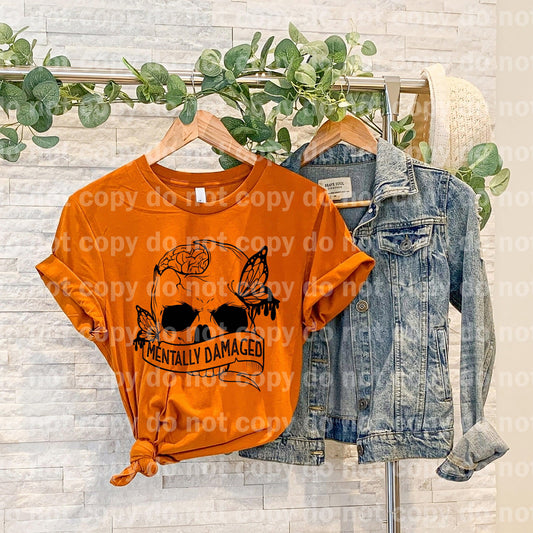 Mentally Damaged Skull Butterfly Dream Print or Sublimation Print