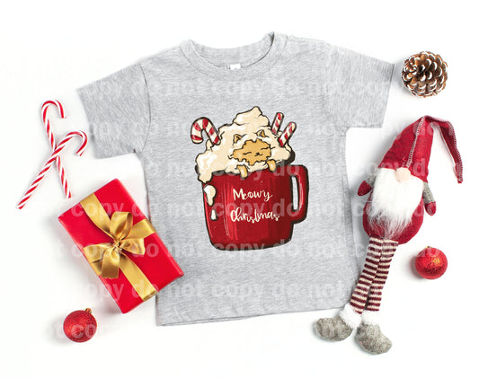 Meowy Christmas Latte Dream Impresión o Impresión de Sublimación