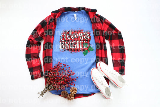 Merry And Bright Holly Dream Print or Sublimation Print