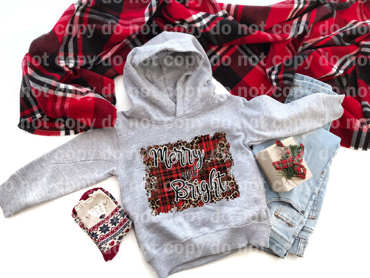 Merry And Bright Plaid Distressed Dream Print or Sublimation Print