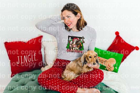 Merry Christmas Animals Dream Print or Sublimation Print