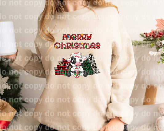 Merry Christmas Cow Dream Print or Sublimation Print