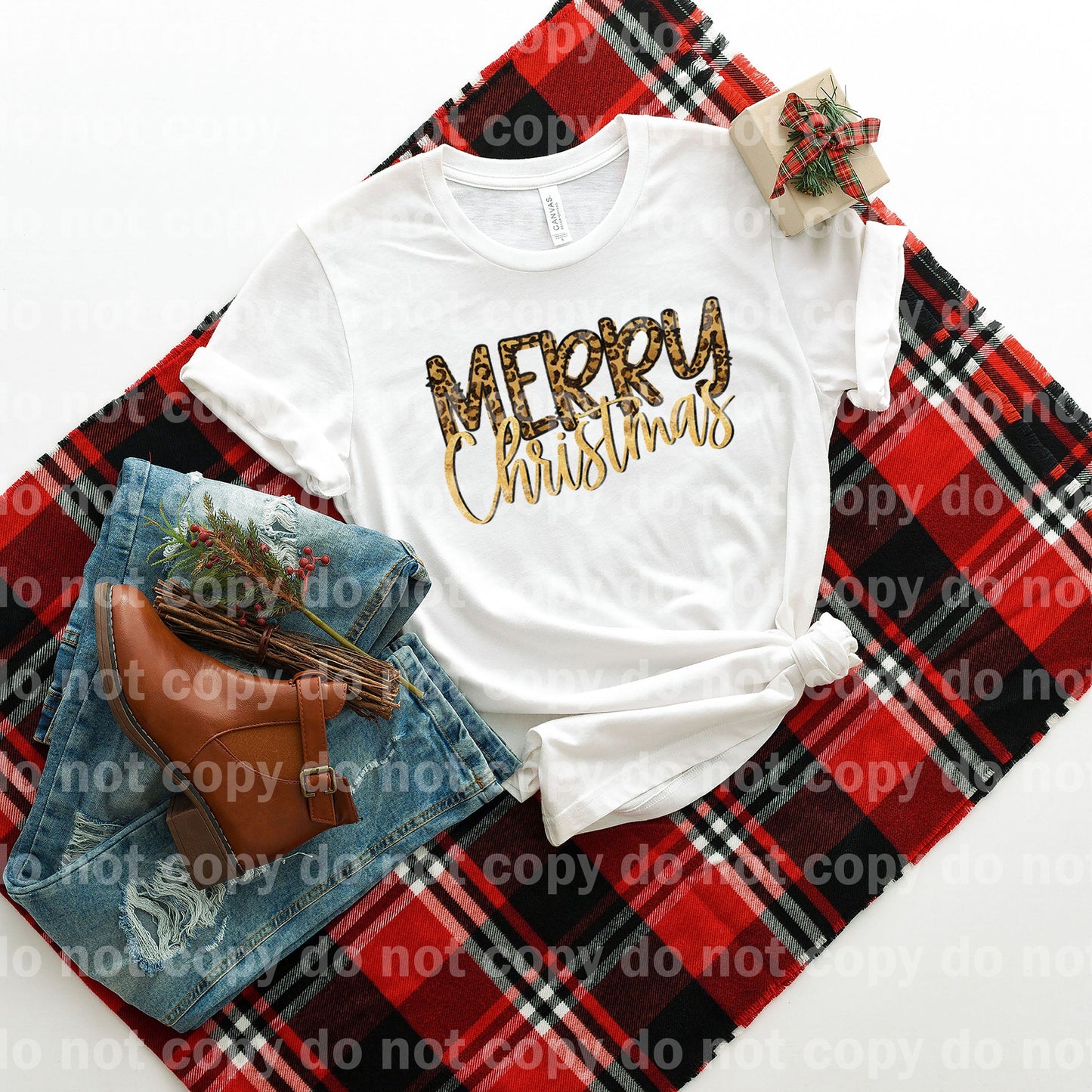 Feliz Navidad Gold Dream Impresión o Impresión por Sublimación