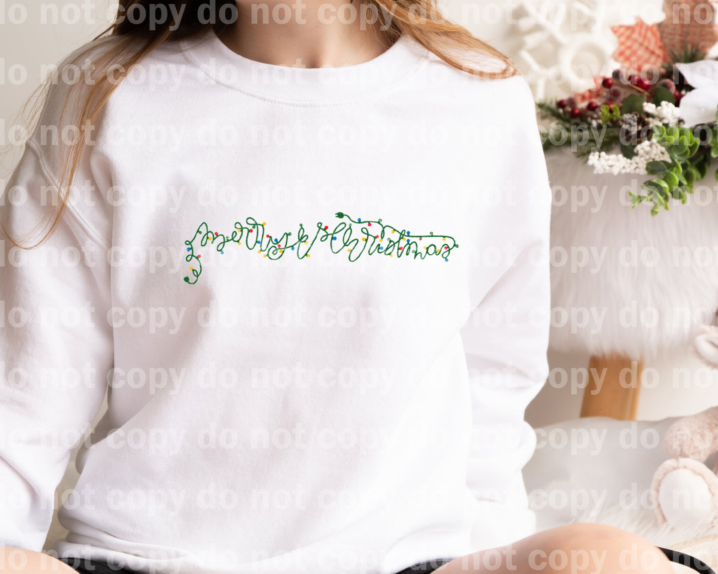 Merry Christmas Lights Dream Print or Sublimation Print