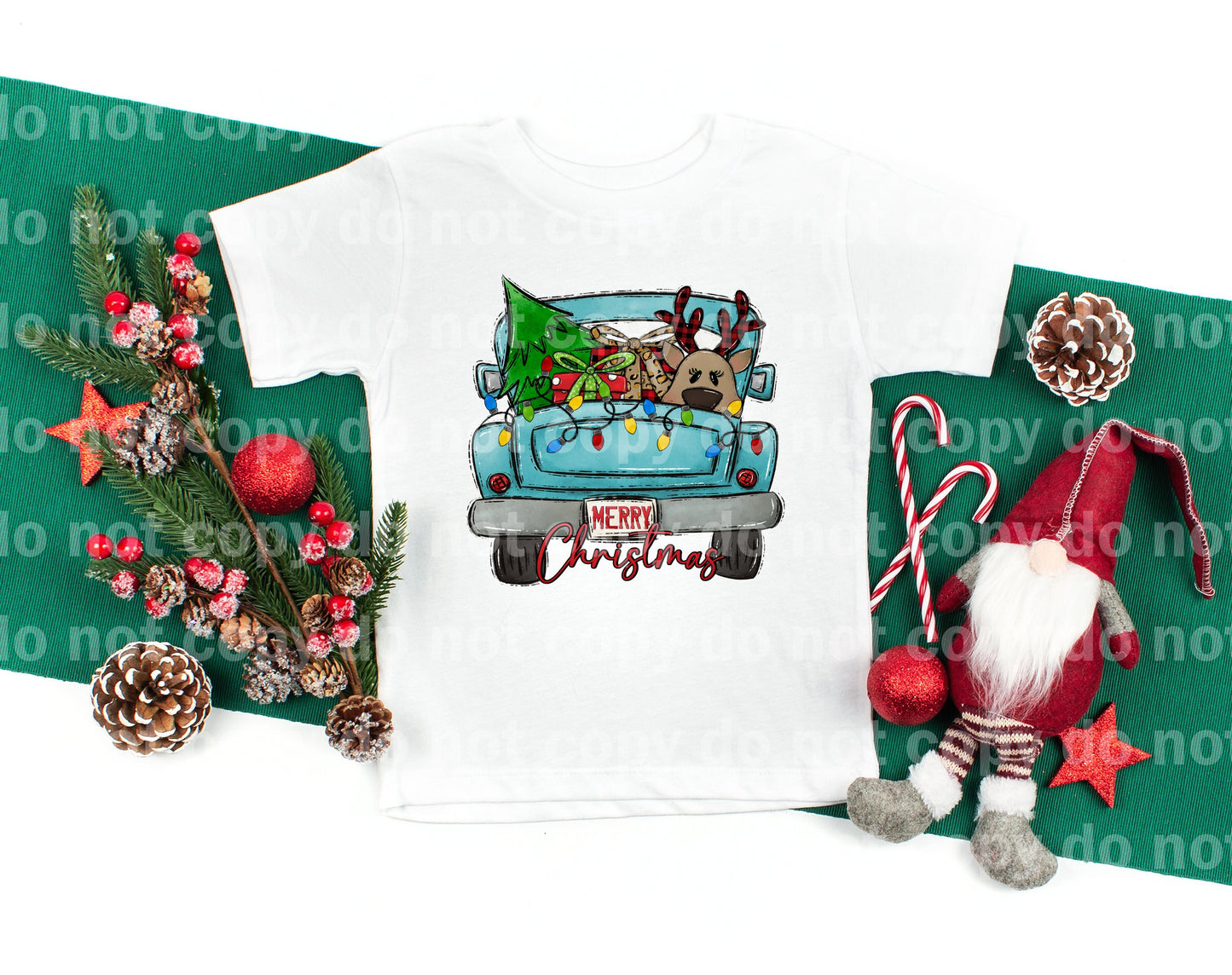 Merry Christmas Truck Dream Print or Sublimation Print