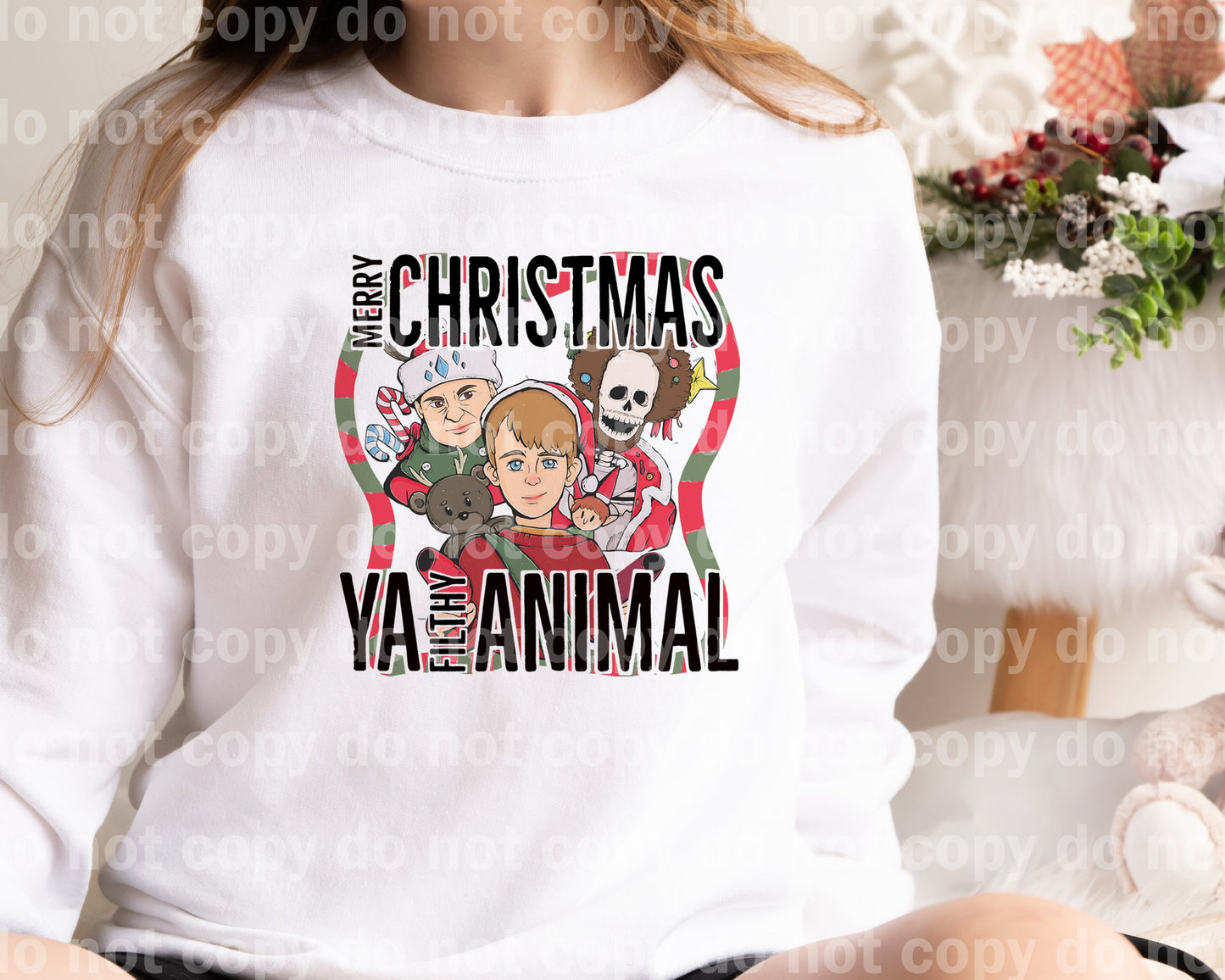 Merry Christmas Ya Filthy Animal Dream Print or Sublimation Print