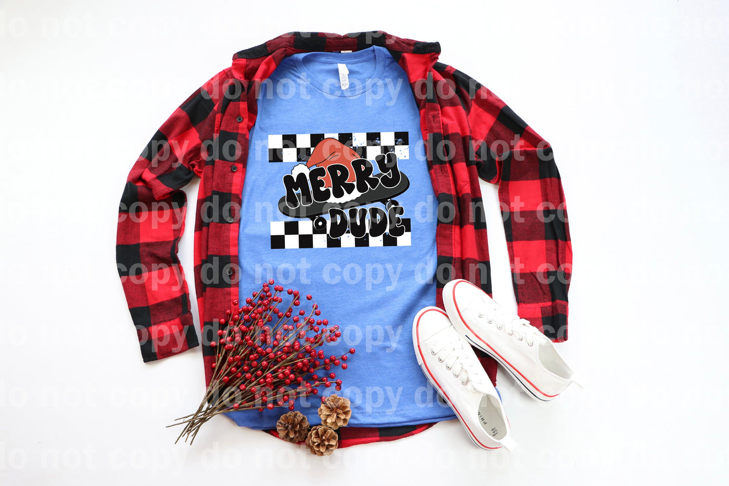 Merry Dude Plaid Dream Print or Sublimation Print