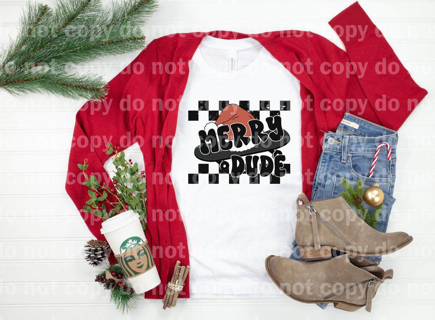 Merry Dude Plaid Dream Print or Sublimation Print