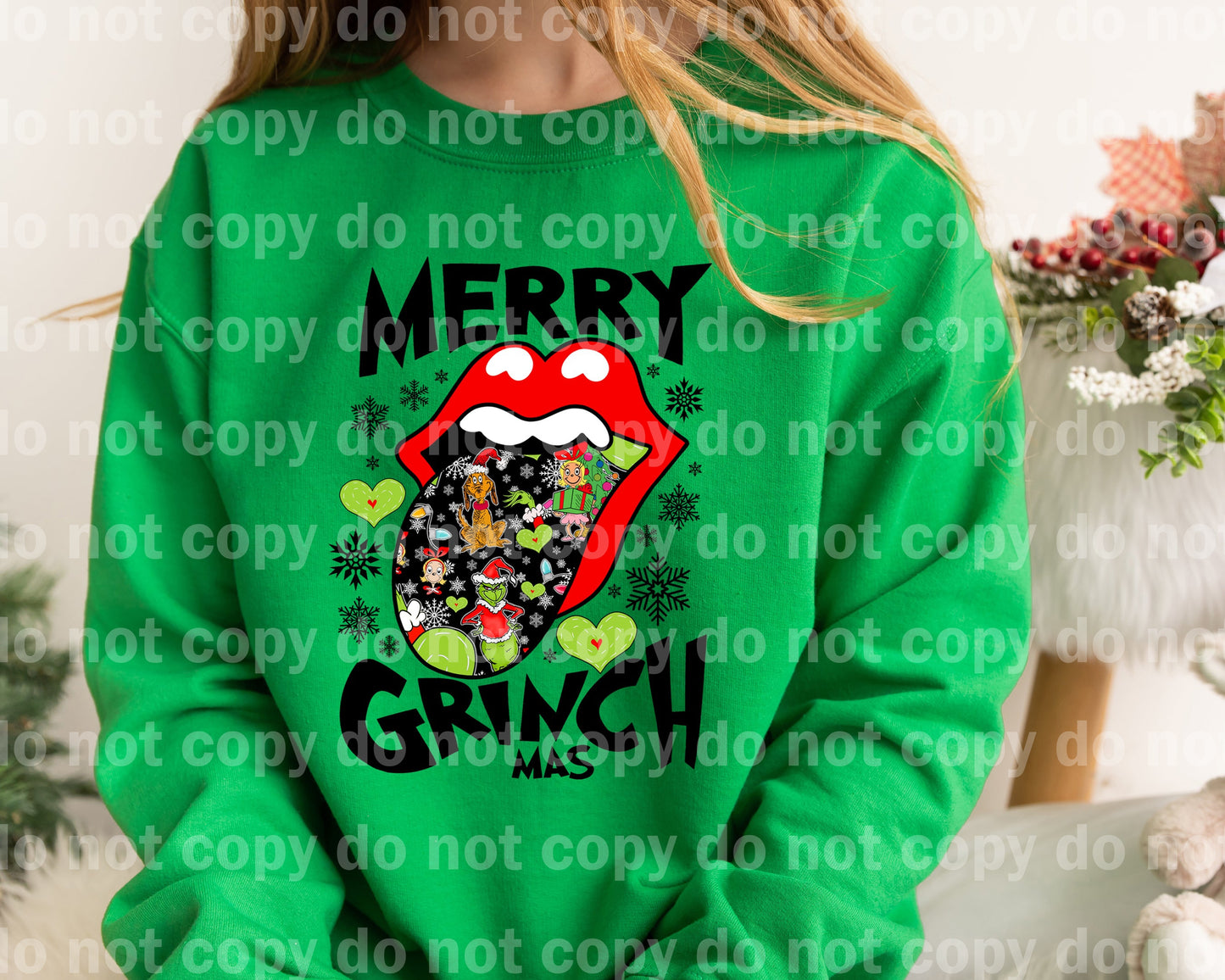 Merry Green Guy Christmas Dream Print or Sublimation Print