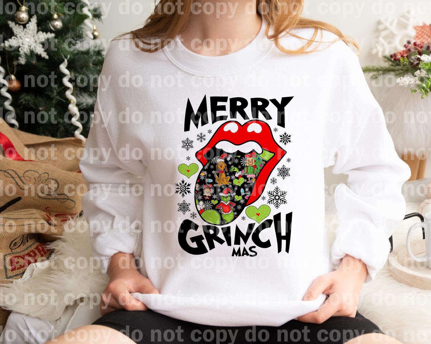 Merry Green Guy Christmas Dream Print or Sublimation Print