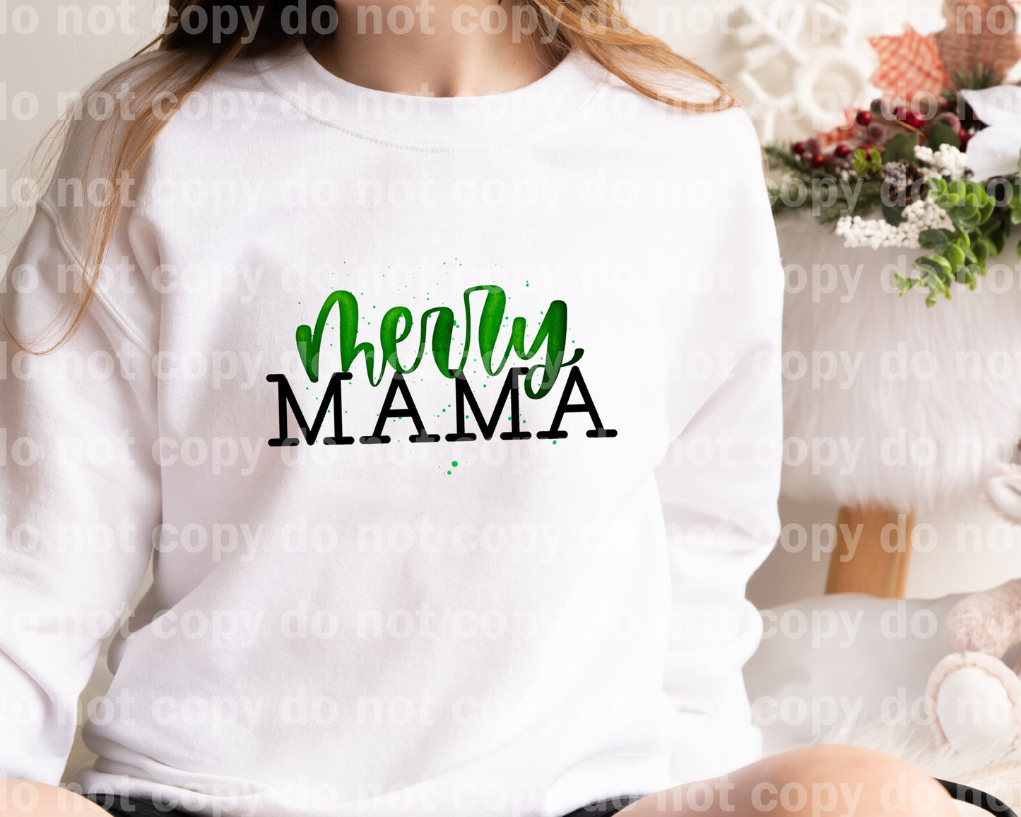 Merry Mama Green Dream Print or Sublimation Print