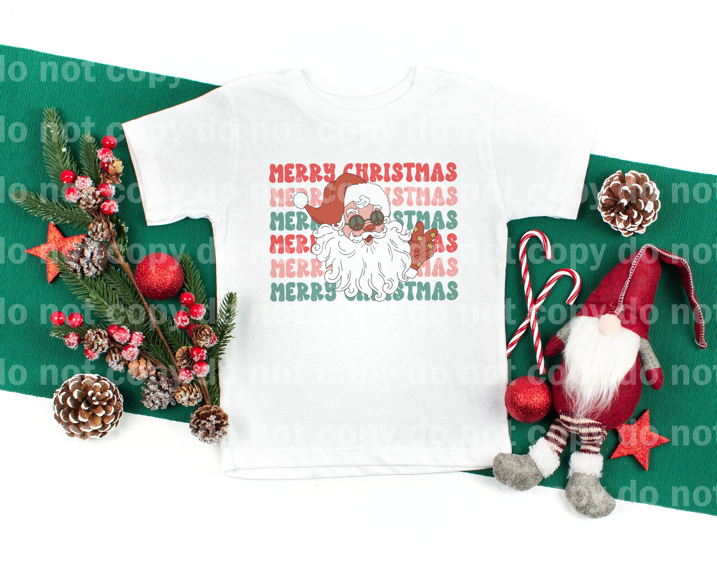 Merry Christmas Retro Santa Dream Print or Sublimation Print