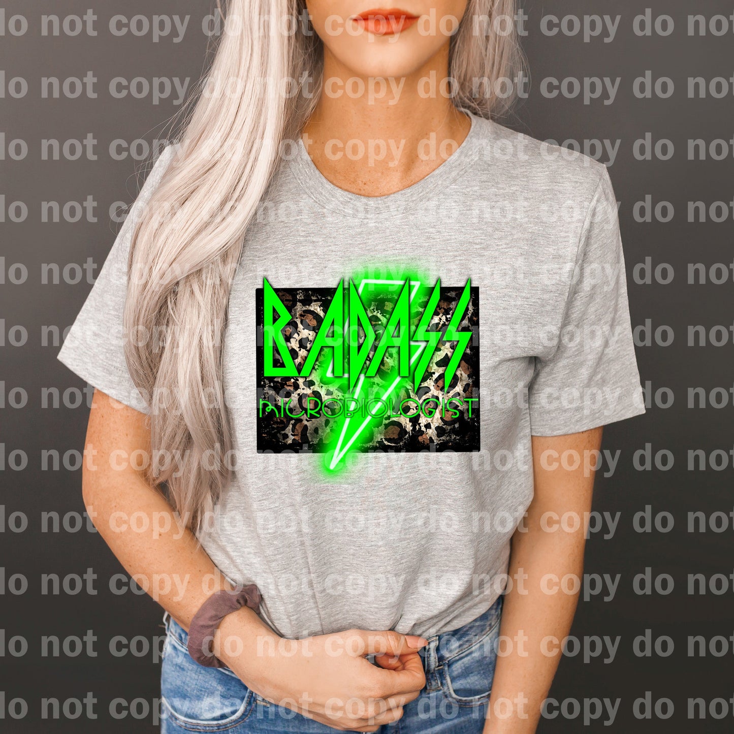 Badass Microbiologist Green Dream Print or Sublimation Print