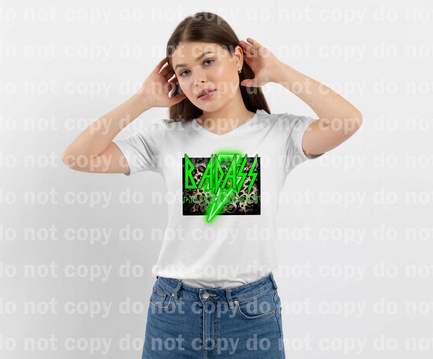 Badass Microbiologist Green Dream Print or Sublimation Print