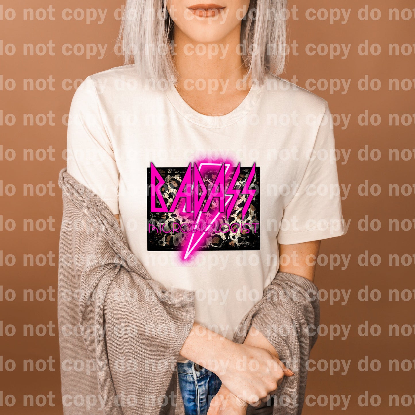 Badass Microbiologist Pink Dream Print or Sublimation Print