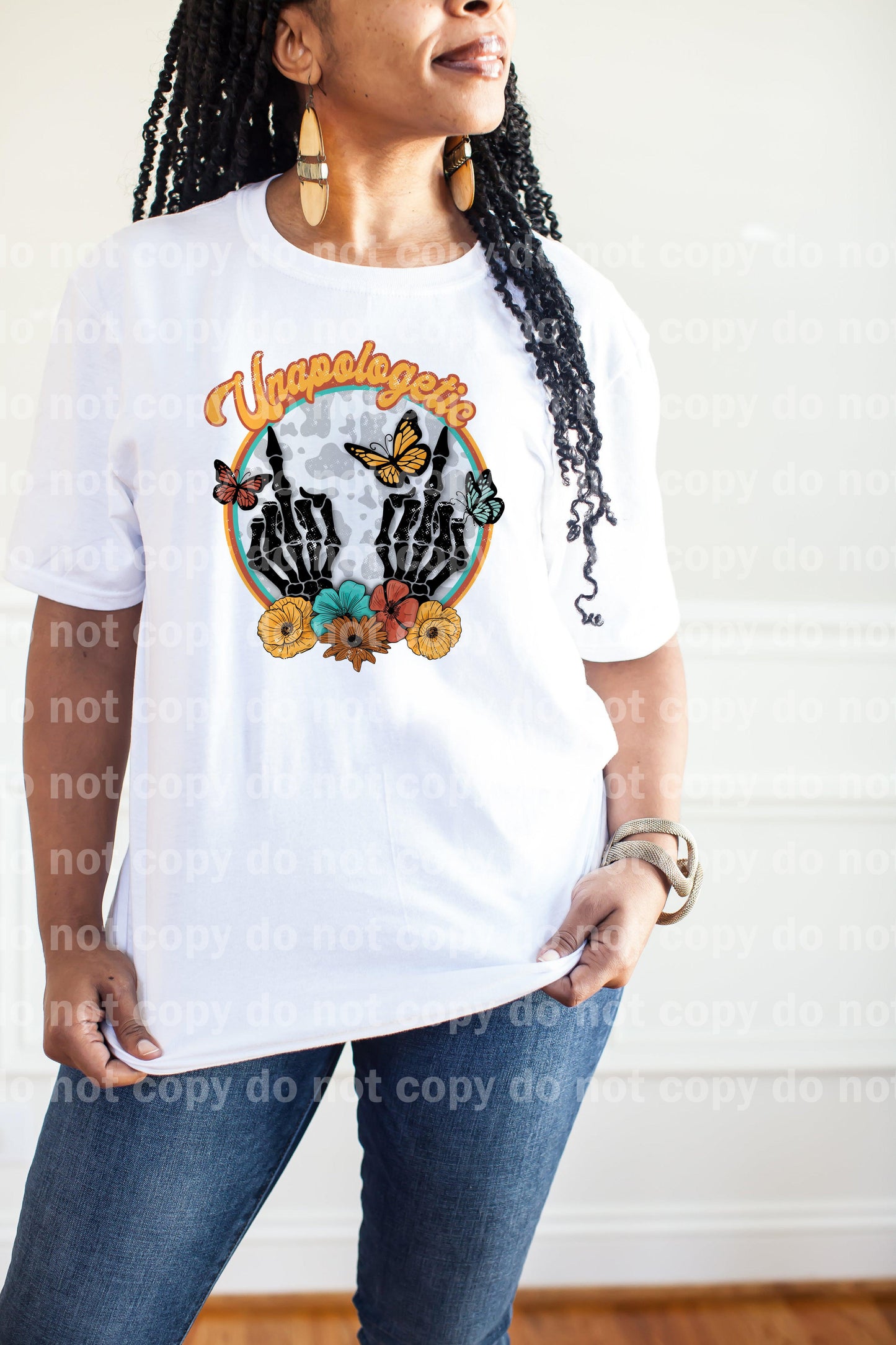 Middle Finger Floral Unapologetic Dream Print or Sublimation Print