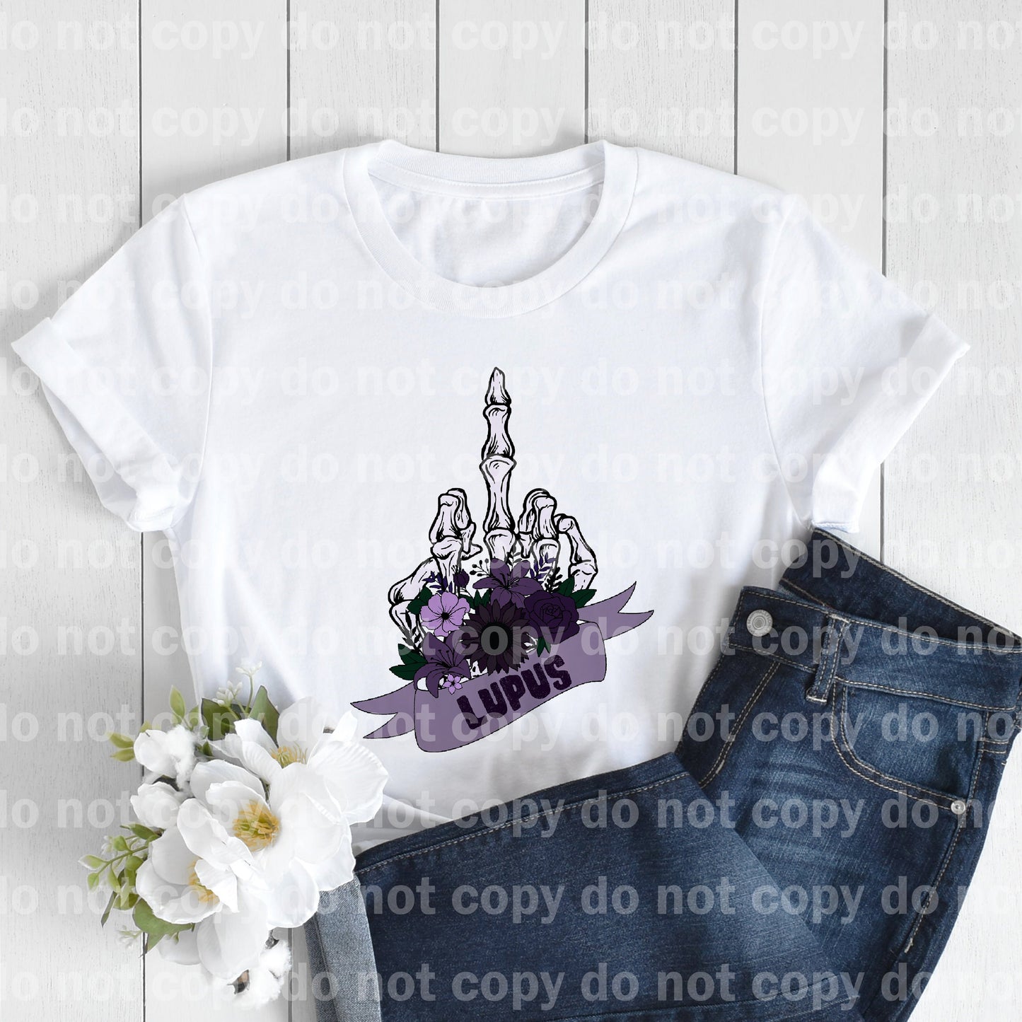 Middle Finger Lupus Purple Dream Print or Sublimation Print