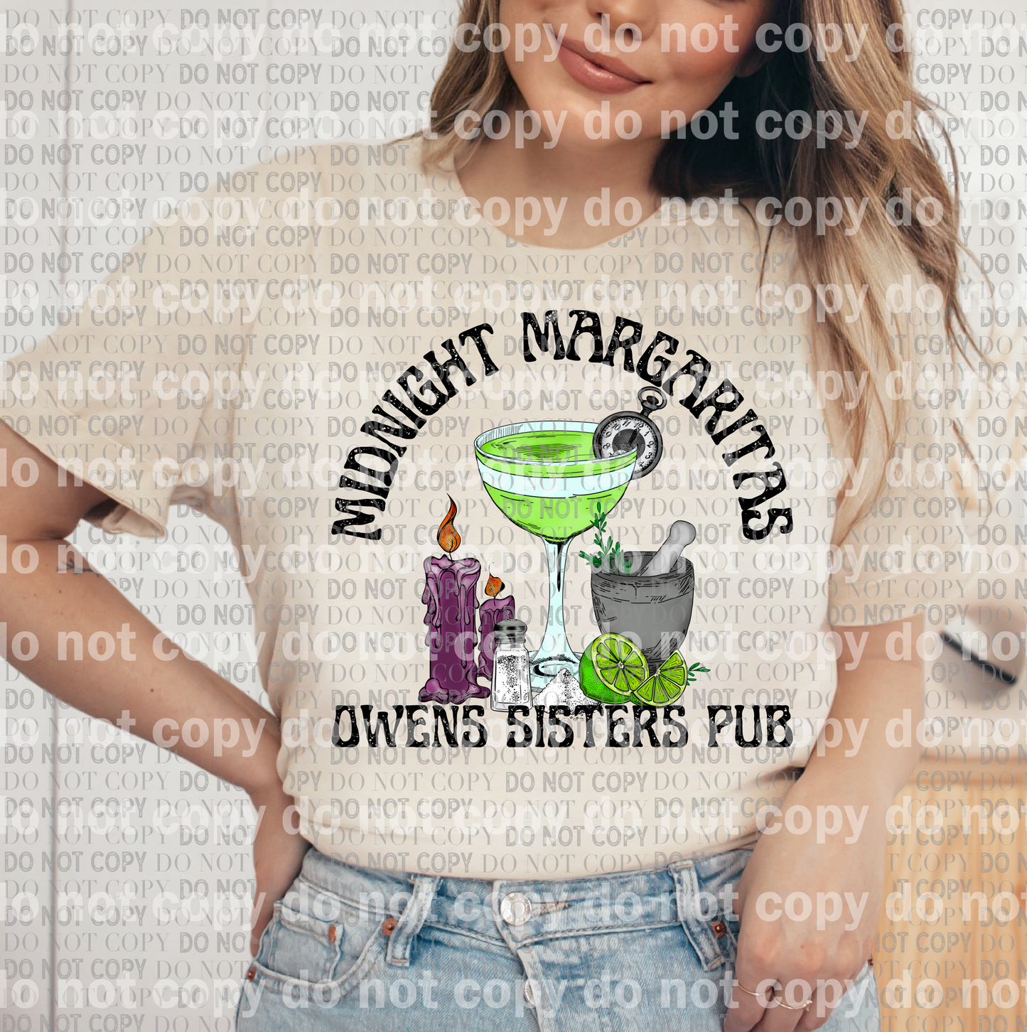 Midnight Margaritas Owen Sisters Pub Full Color/One Color Dream Print or Sublimation Print