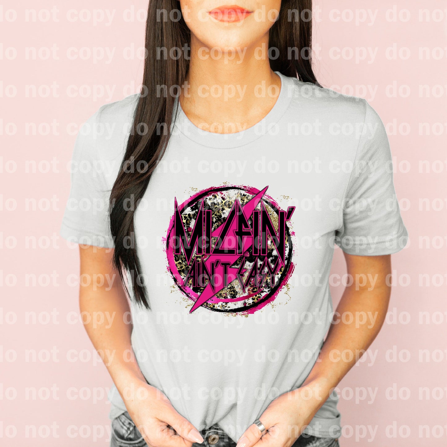 Milfin Ain't Easy Pink Dream Print or Sublimation Print