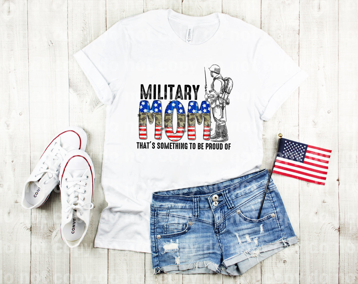 Military Mom That's Something To Be Proud Of Dream Print or Sublimation Print