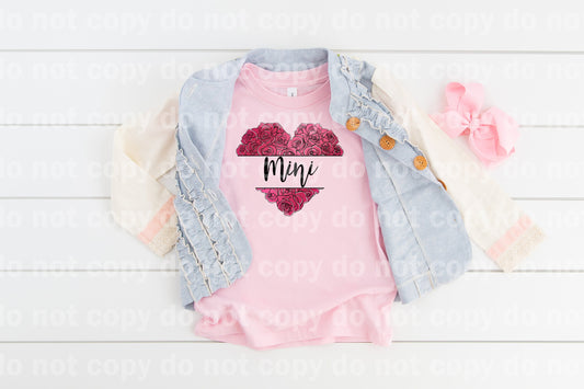 Mini Floral Heart Dream Print or Sublimation Print