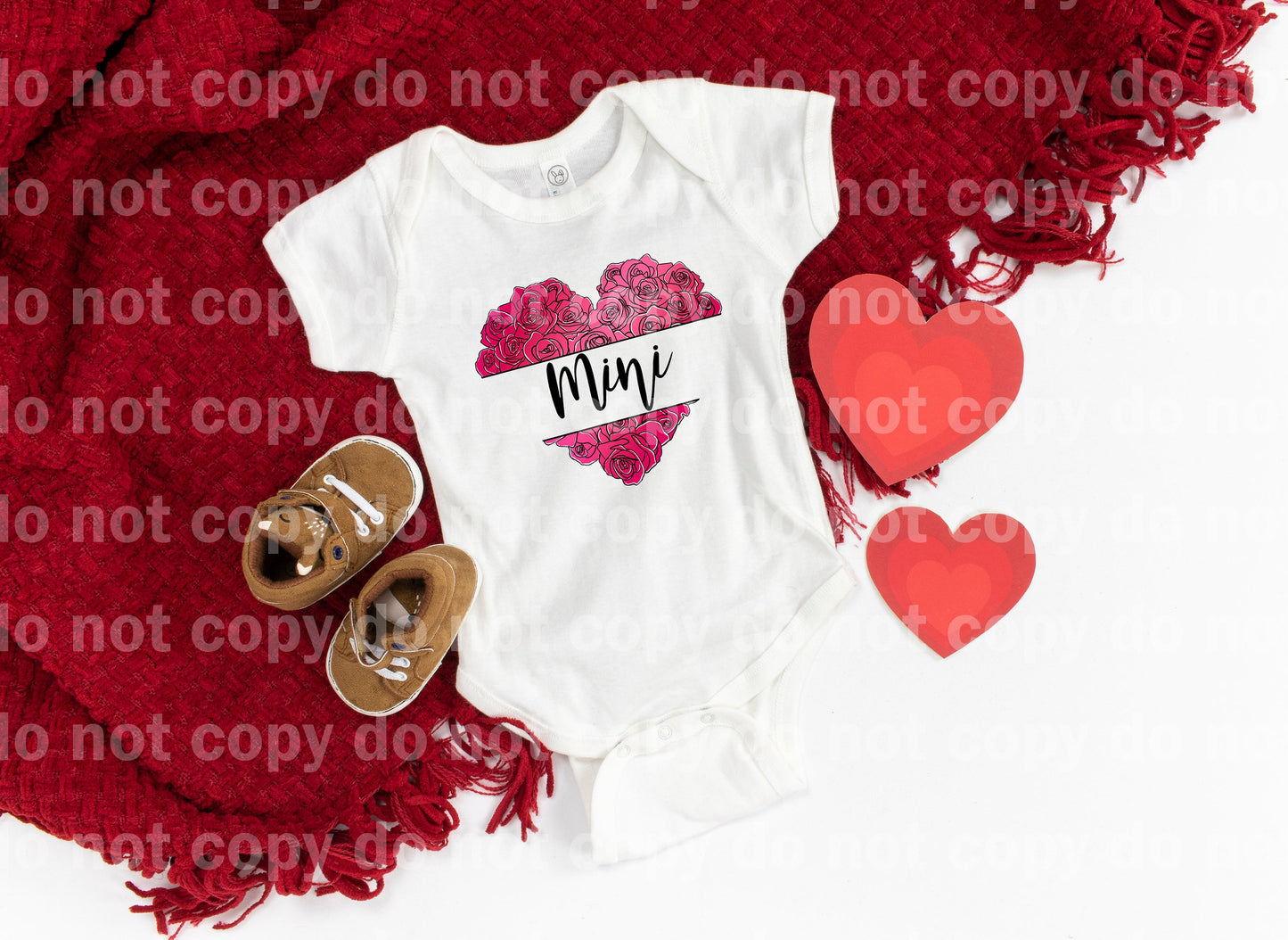 Mini Floral Heart Dream Print or Sublimation Print