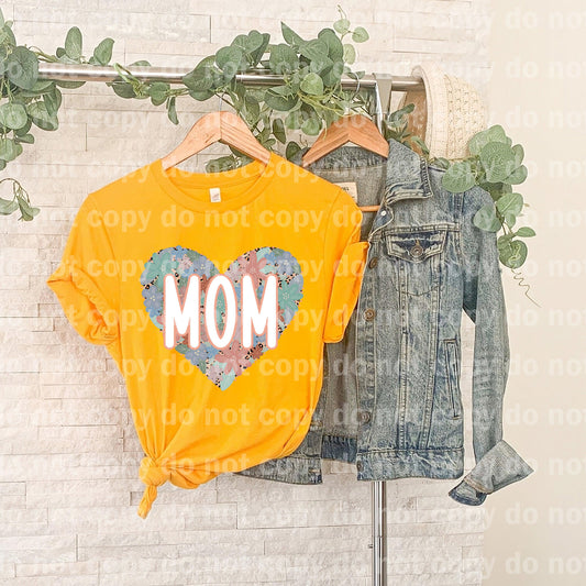 Mom Flower Heart Dream Print or Sublimation Print