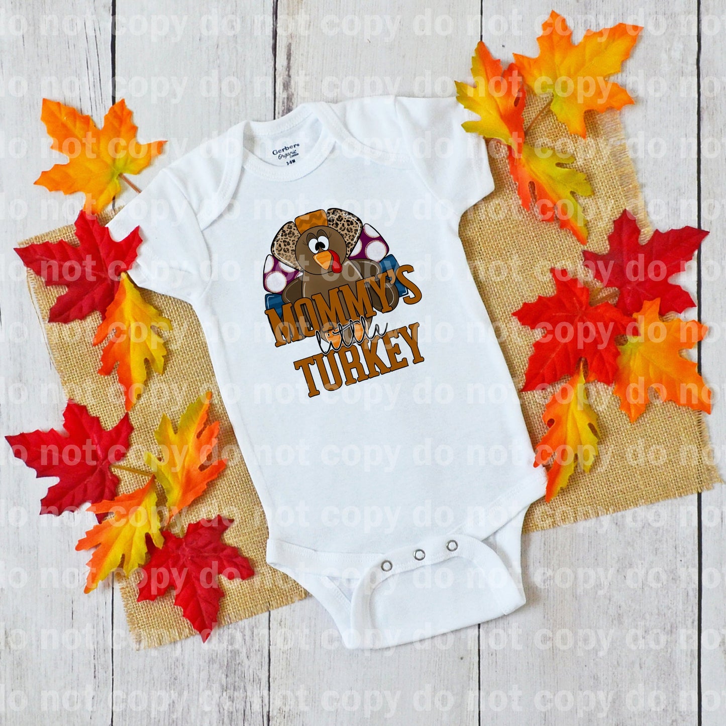 Mommy's Little Turkey Dream Print or Sublimation Print