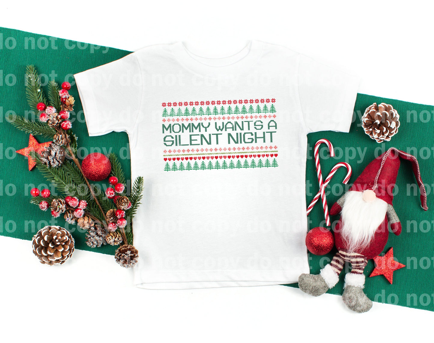 Mommy Wants A Silent Night Dream Print or Sublimation Print