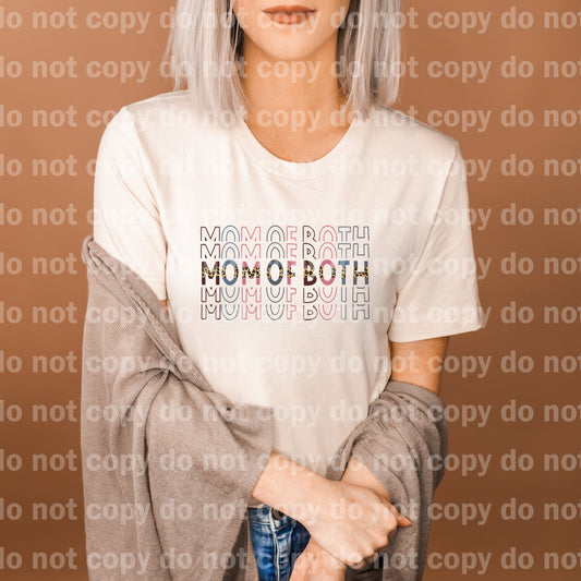 Mom Of Both Word Stack Dream Print or Sublimation Print