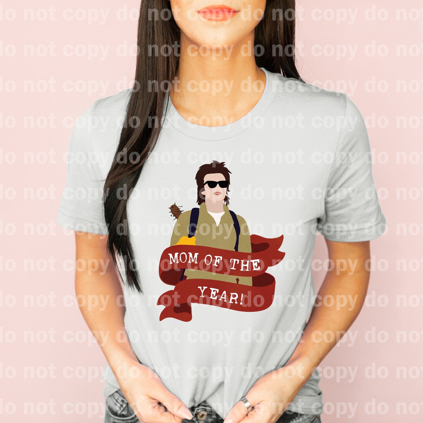 Mom Of The Year White Font Steve Dream Print or Sublimation Print