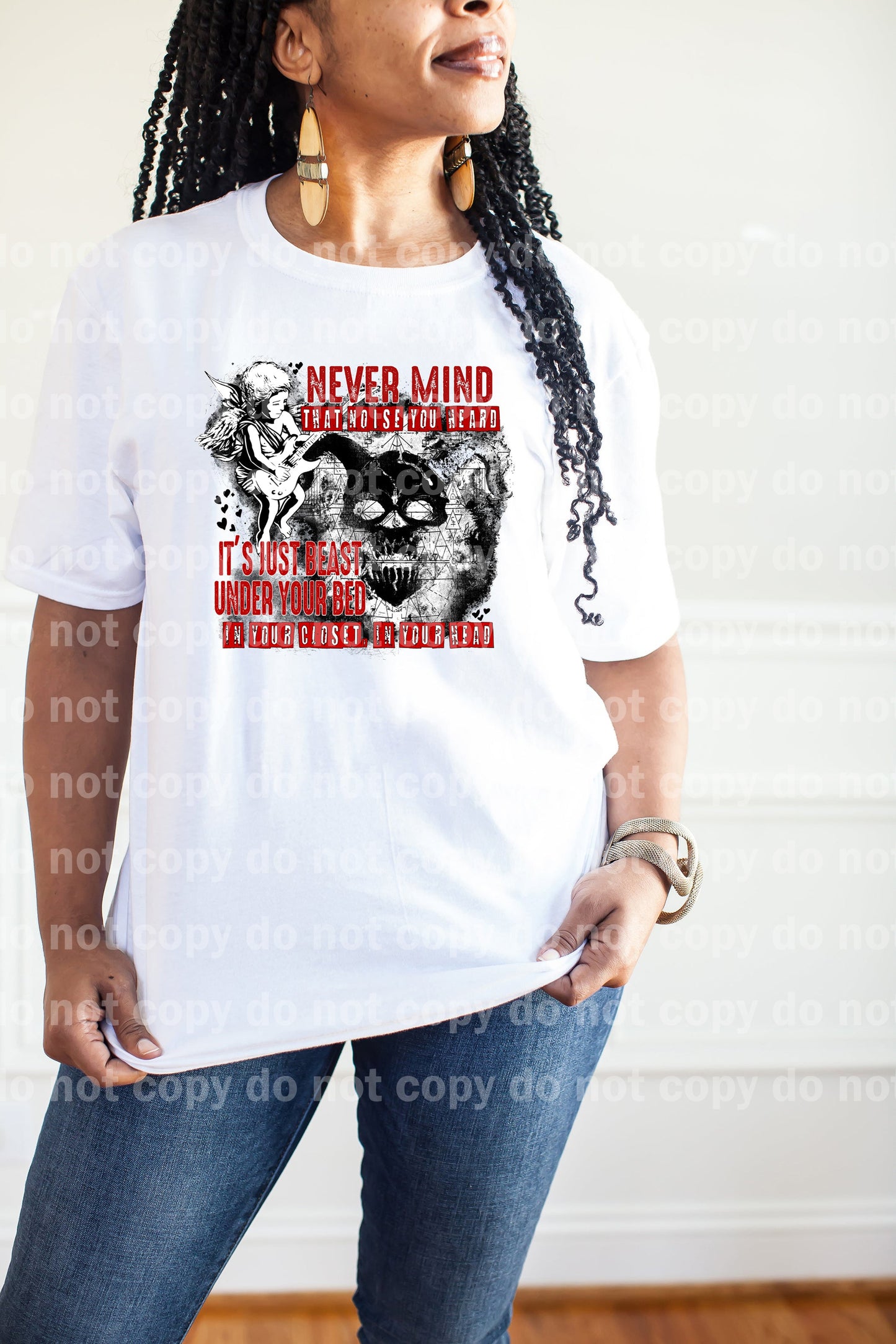 Never Mind That Noise You Heard Distressed Dream Print or Sublimation Print