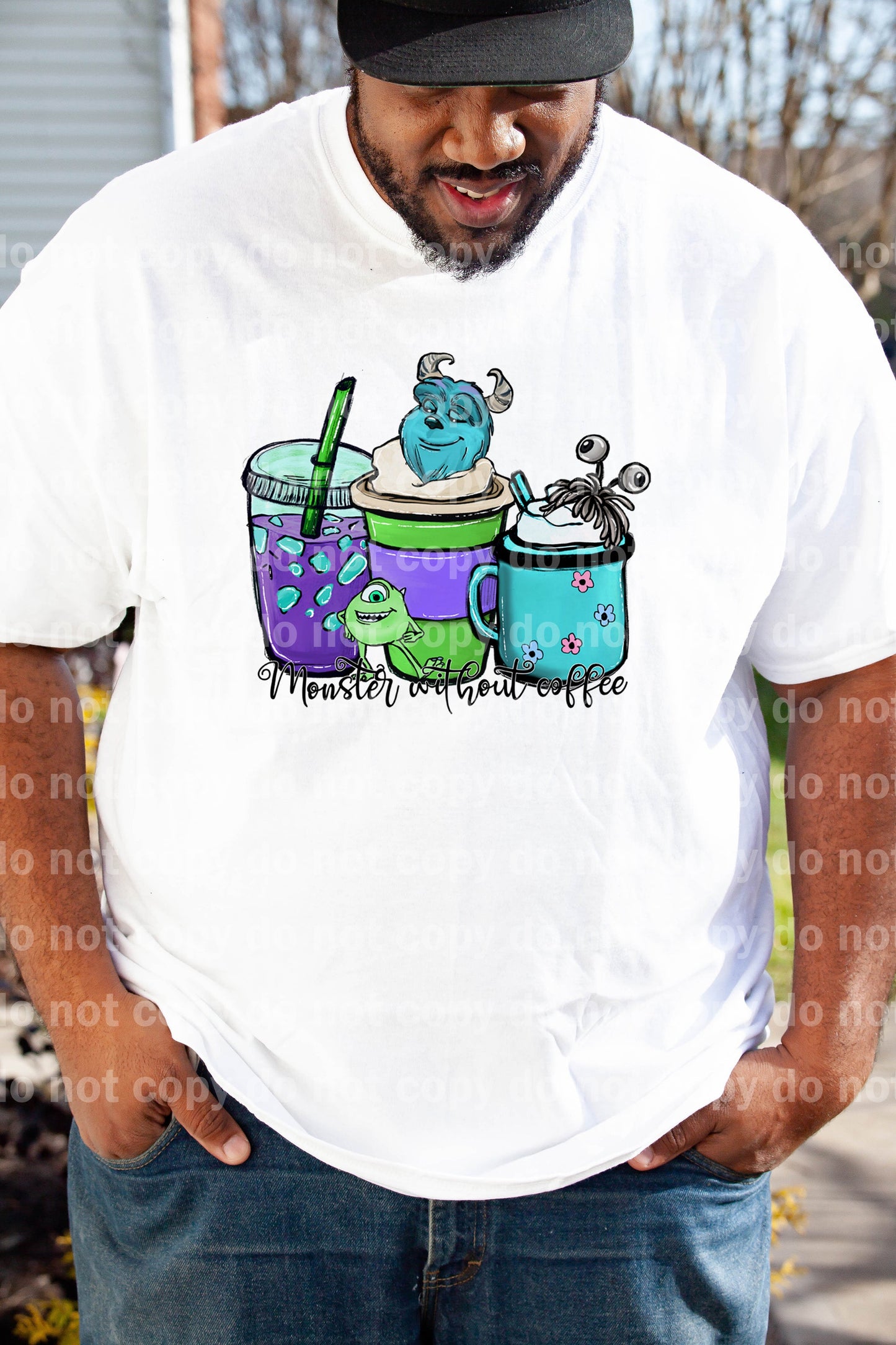 Monster Without Coffee Cups Dream Print or Sublimation Print