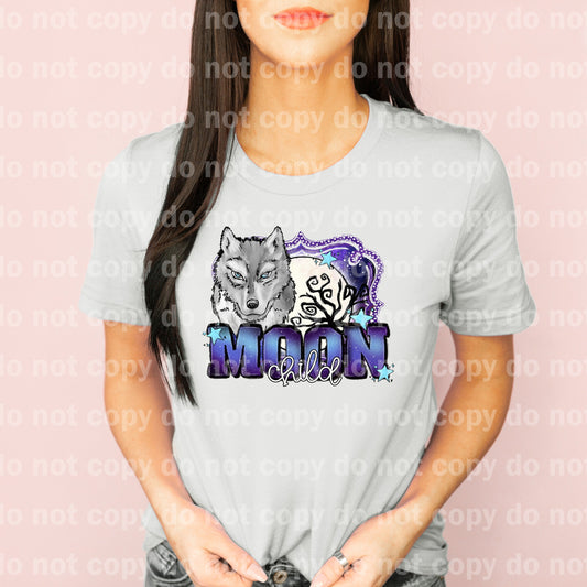 Moon Child Wolf Dream Print or Sublimation Print