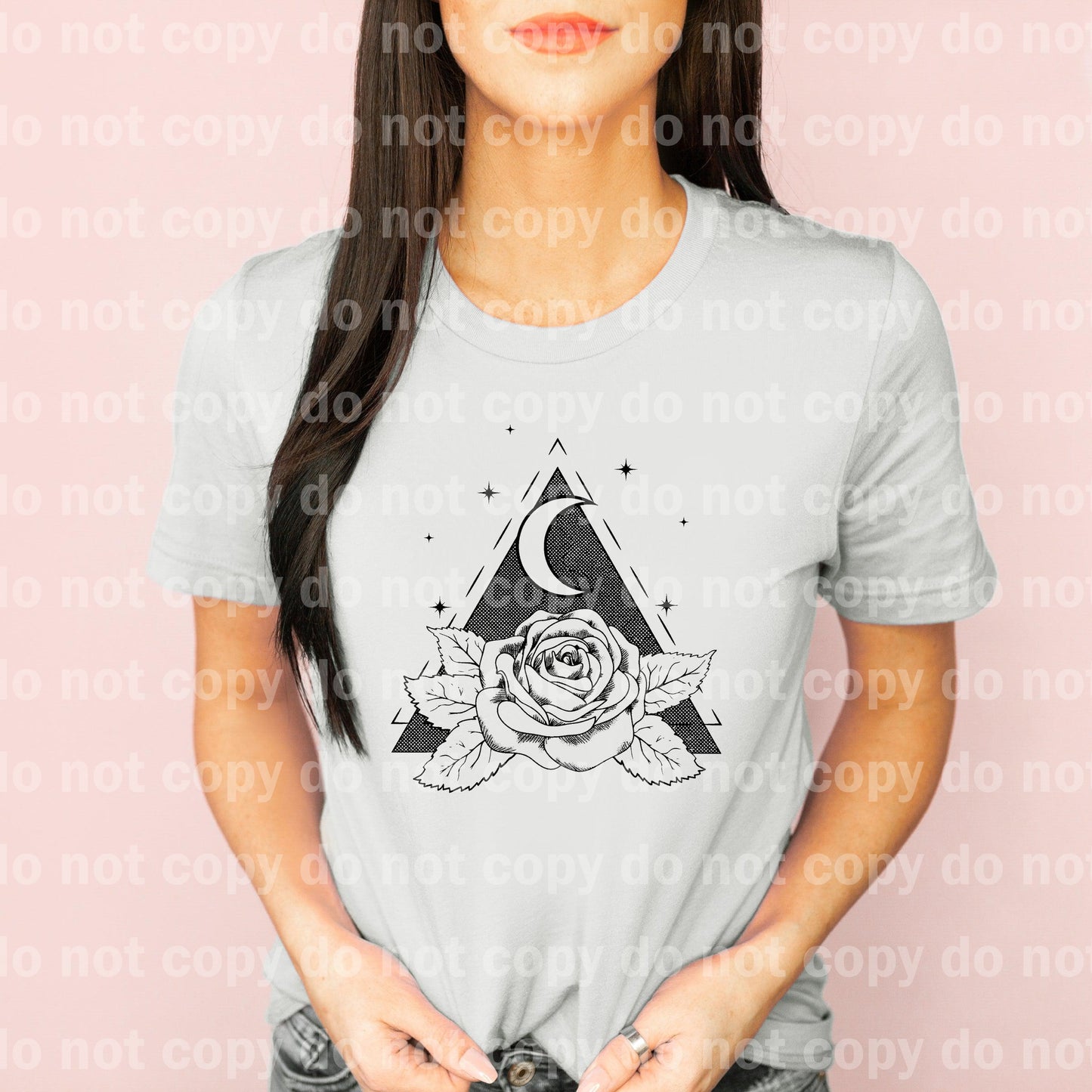 Moon Flower Triangle Dream Print or Sublimation Print