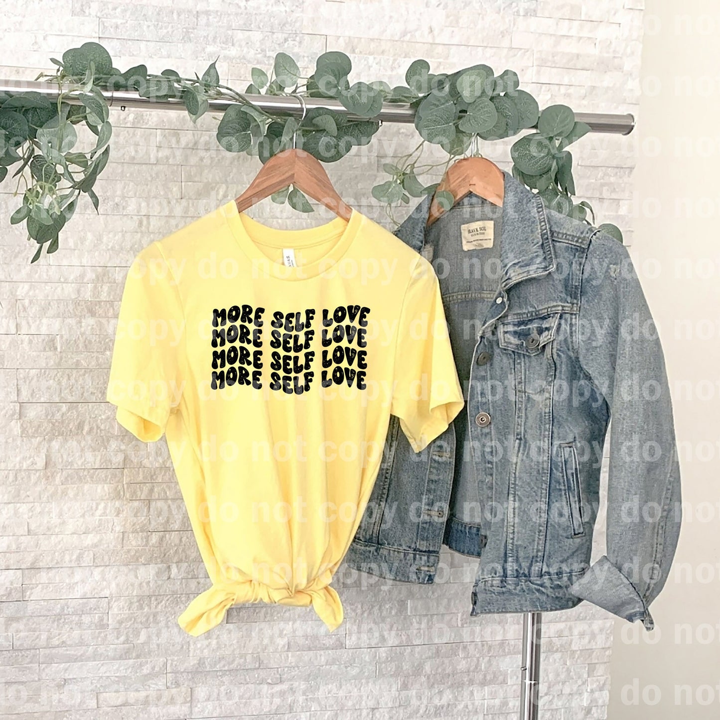 More Self Love Distressed Full Color/One Color Dream Print or Sublimation Print