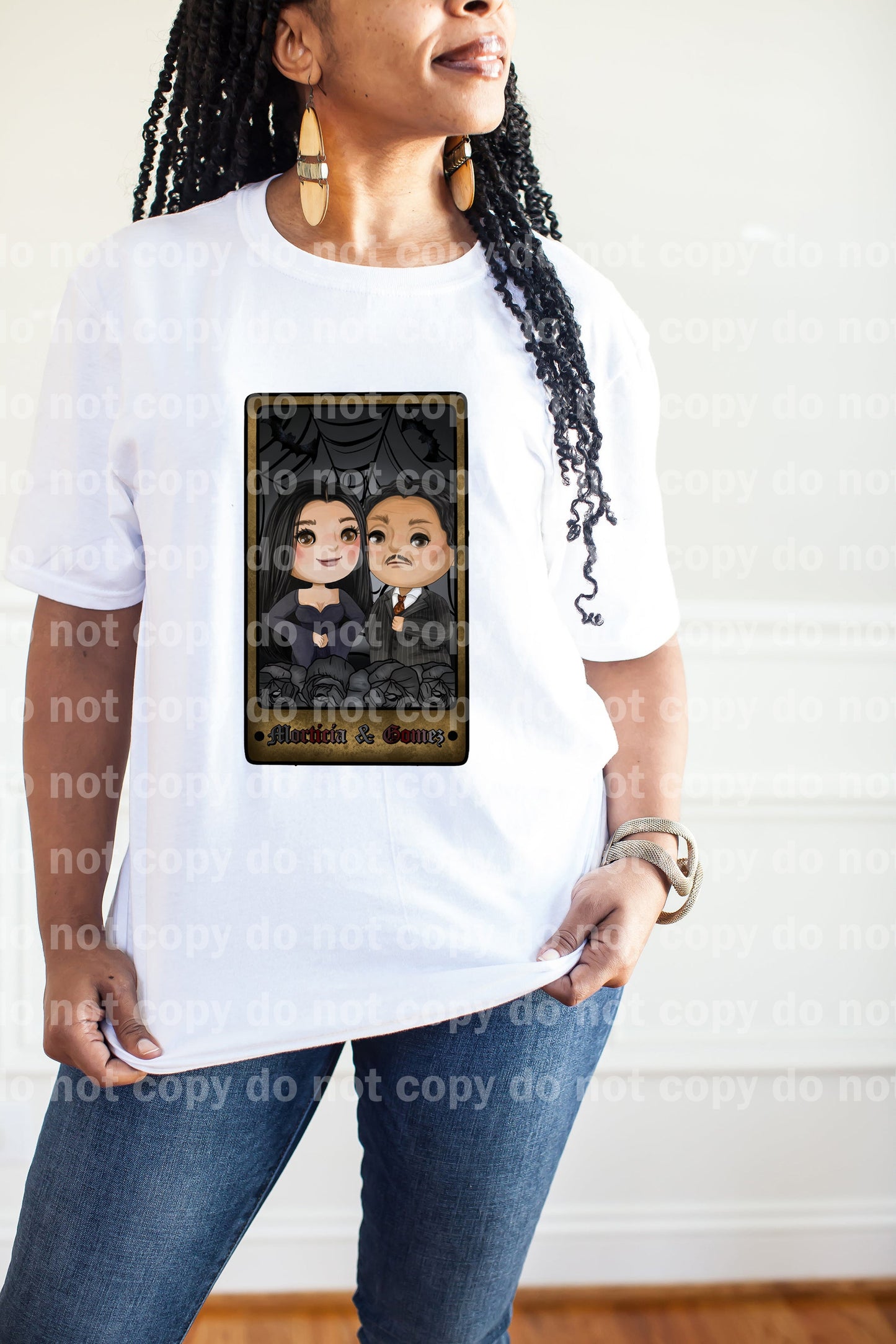 Morticia And Gomez Card Dream Print or Sublimation Print