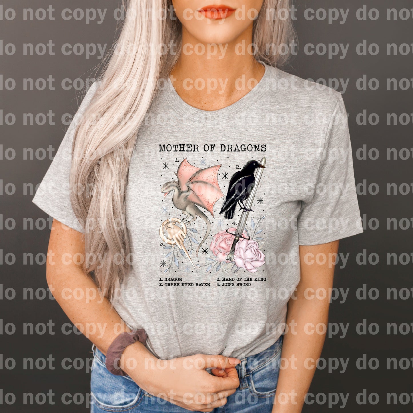 Mother of Dragons Chart Dream Print or Sublimation Print
