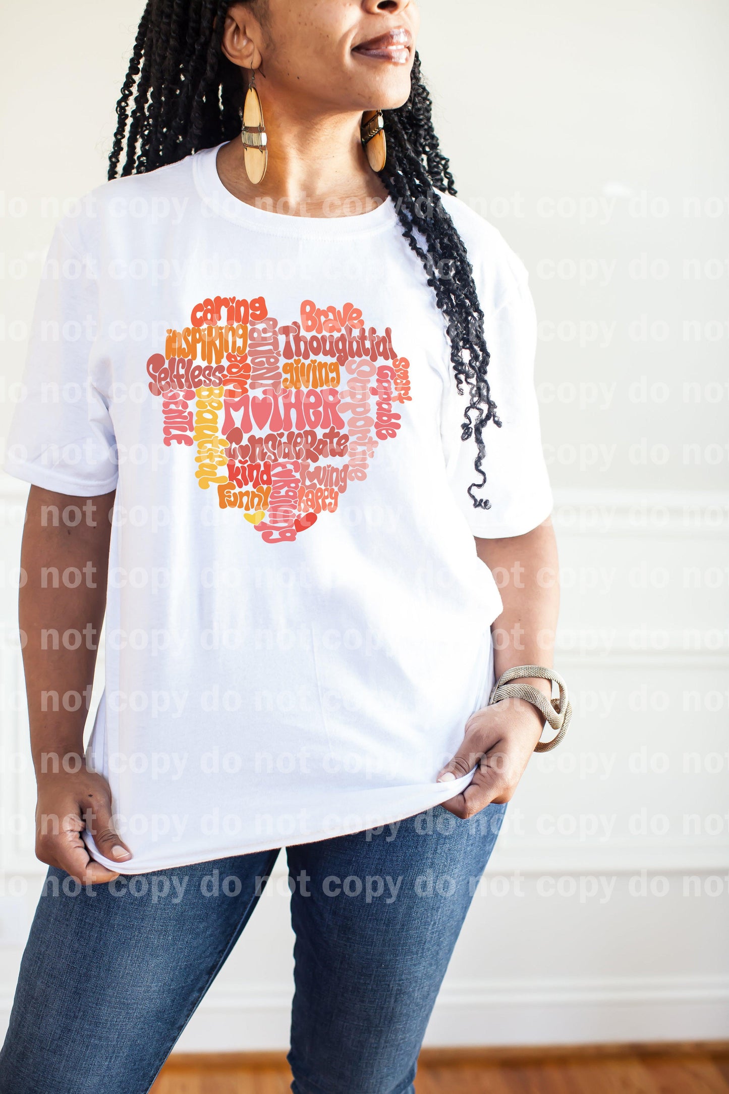 Mother Words Heart Dream Print or Sublimation Print