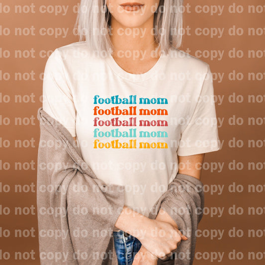 Multicolor Football Mom Dream Print or Sublimation Print