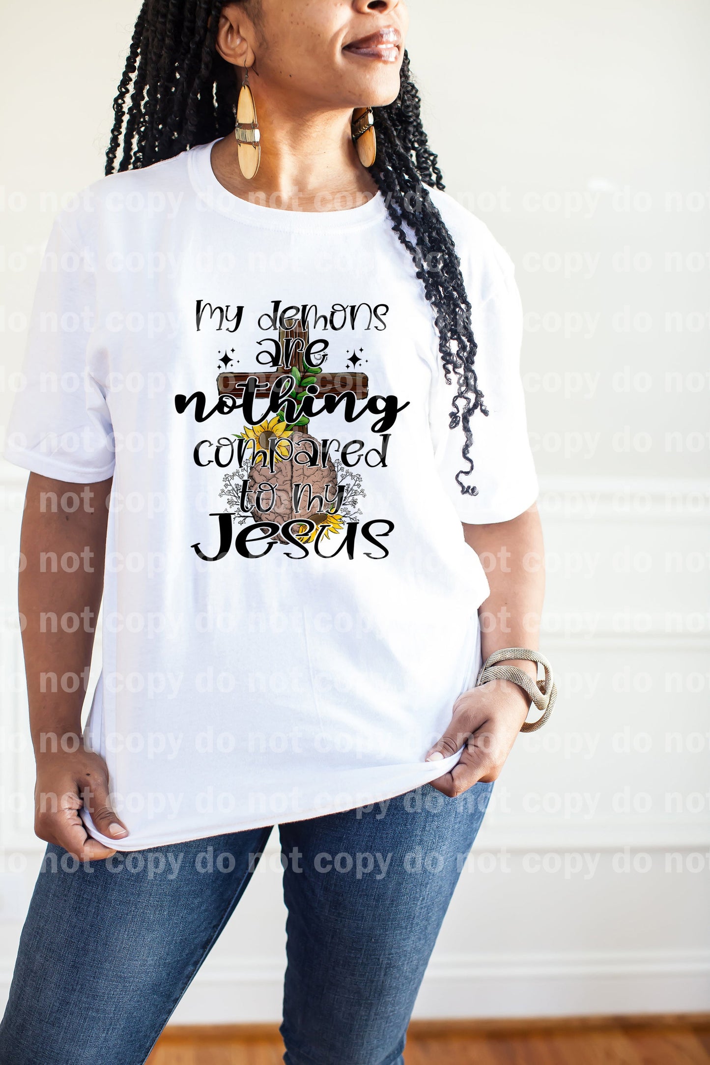 My Demons Are Nothing Compared To My Jesus Dream Print or Sublimation Print
