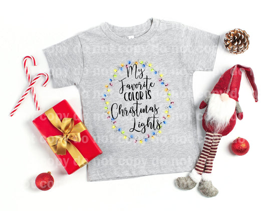 Mi color favorito es la impresión de ensueño de luces navideñas o la impresión por sublimación