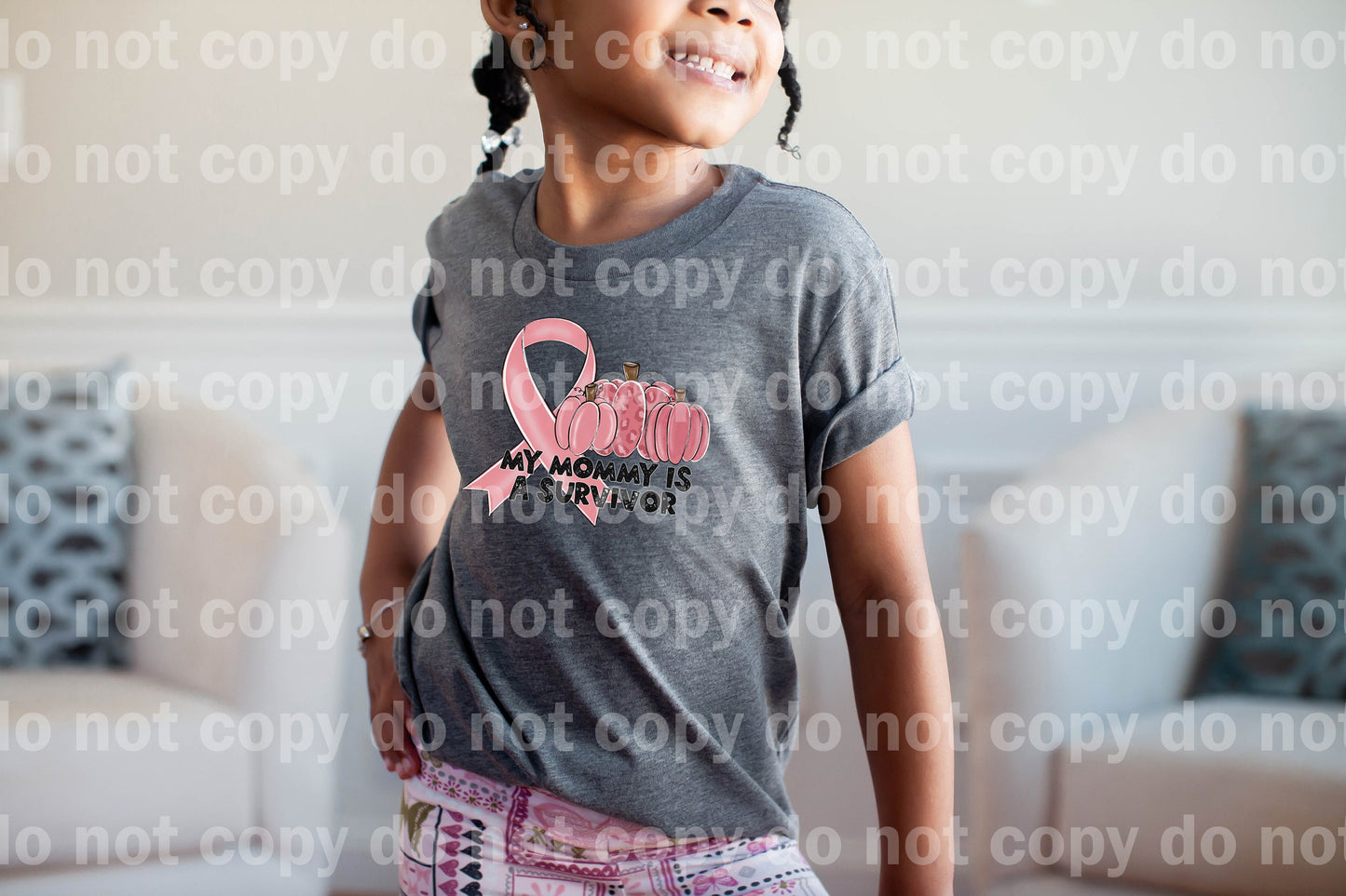 My Mommy Is A Survivor Pumpkins Dream Print or Sublimation Print