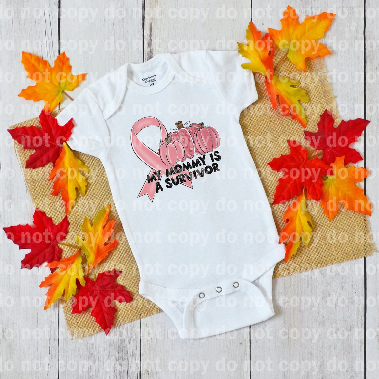 My Mommy Is A Survivor Pumpkins Dream Print or Sublimation Print