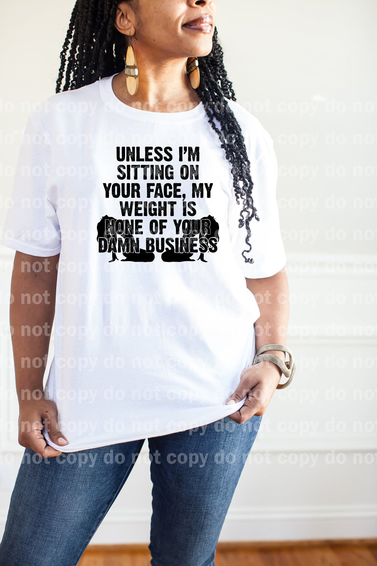 Unless I'm Sitting On Your Face Distressed Dream Print or Sublimation Print