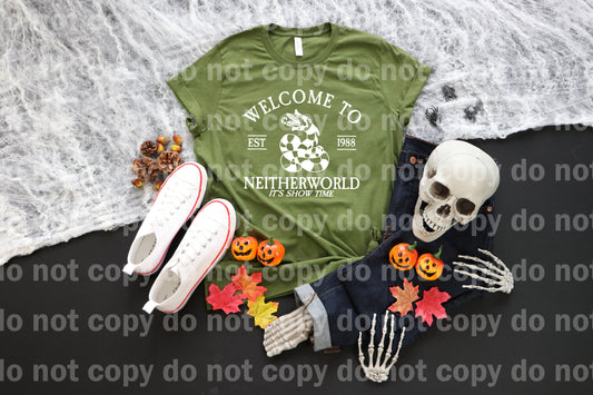 Welcome To Neitherworld It's Showtime Black/White Dream Print or Sublimation Print